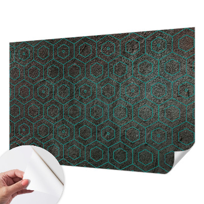 Dekoracyjna fototapeta na ścianę z geometrycznym wzorem