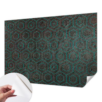 Dekoracyjna fototapeta na ścianę z geometrycznym wzorem