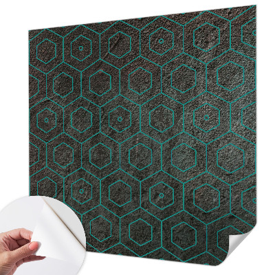 Dekoracyjna fototapeta na ścianę z geometrycznym wzorem