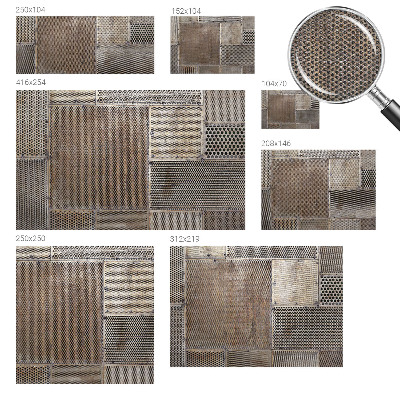 Fototapeta samoprzylepna z nadrukiem z metalicznym wzorem