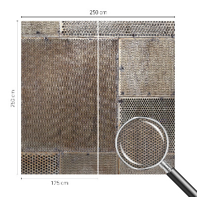 Fototapeta samoprzylepna z nadrukiem z metalicznym wzorem