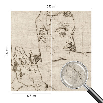 Fototapeta na ścianę z wyrazistą postacią