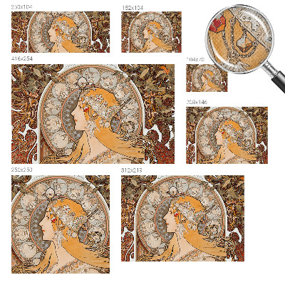 Fototapeta samoprzylepna z nadrukiem z motywem zodiakalnej elegancji