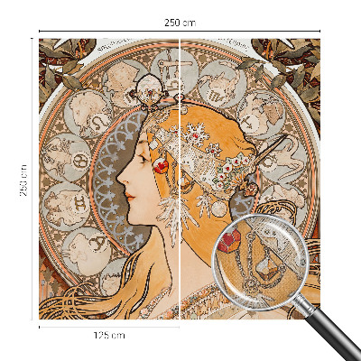 Fototapeta samoprzylepna z nadrukiem z motywem zodiakalnej elegancji