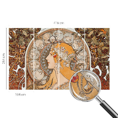 Fototapeta samoprzylepna z nadrukiem z motywem zodiakalnej elegancji
