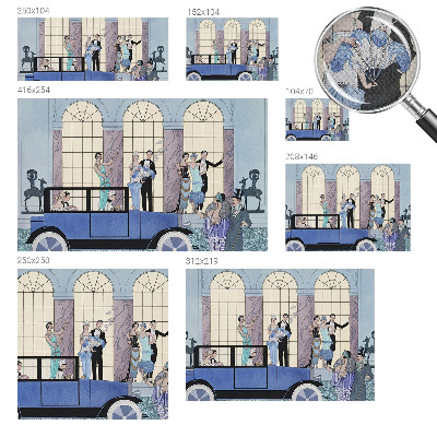 Fototapeta na ścianę z motywem w stylu art deco