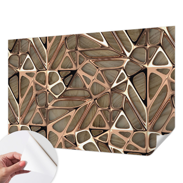 Dekoracyjna fototapeta na ścianę z geometrycznym wzorem