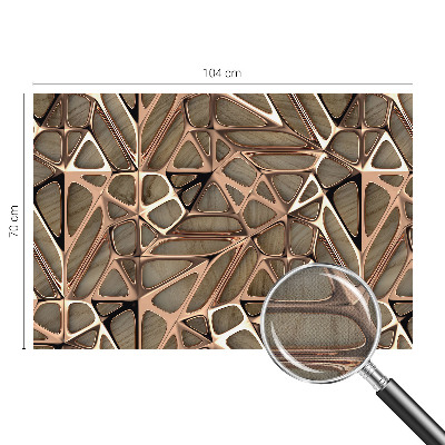 Dekoracyjna fototapeta na ścianę z geometrycznym wzorem