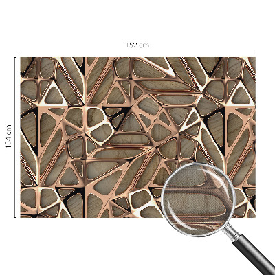 Dekoracyjna fototapeta na ścianę z geometrycznym wzorem