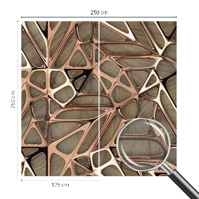 Dekoracyjna fototapeta na ścianę z geometrycznym wzorem