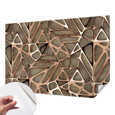 Dekoracyjna fototapeta na ścianę z geometrycznym wzorem