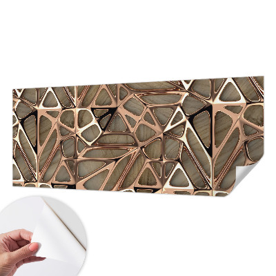 Dekoracyjna fototapeta na ścianę z geometrycznym wzorem