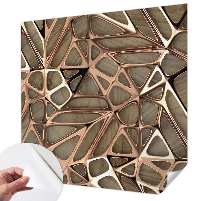 Dekoracyjna fototapeta na ścianę z geometrycznym wzorem