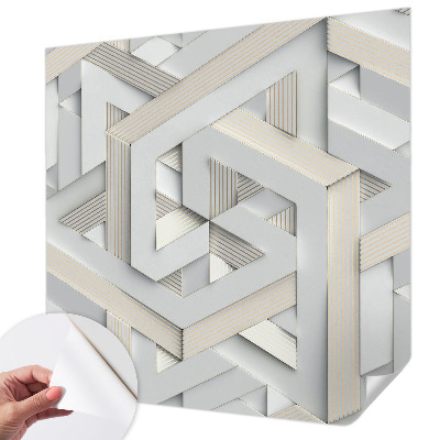 Fototapeta na ścianę z motywem iluzorycznych form