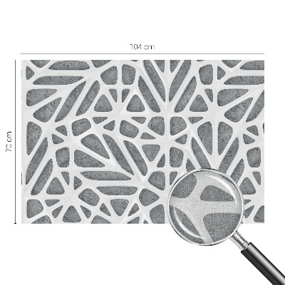 Fototapeta samoprzylepna z nadrukiem z geometrycznym motywem sieci