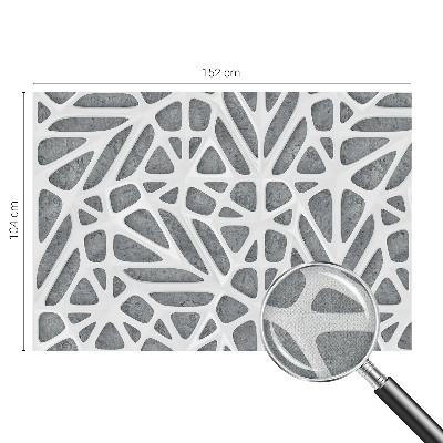 Fototapeta samoprzylepna z nadrukiem z geometrycznym motywem sieci