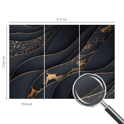 Tapeta fotograficzna z motywem eleganckich fal