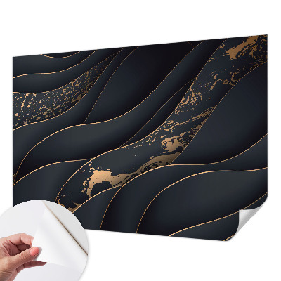 Tapeta fotograficzna z motywem eleganckich fal