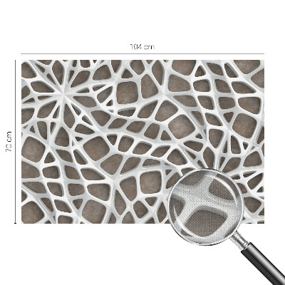Tapeta fotograficzna samoprzylepna z geometrycznym wzorem sieci