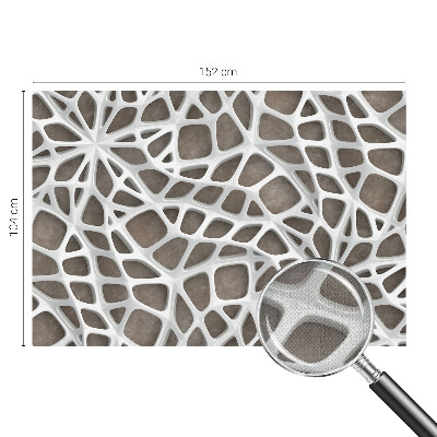 Tapeta fotograficzna samoprzylepna z geometrycznym wzorem sieci