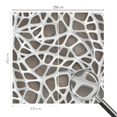 Tapeta fotograficzna samoprzylepna z geometrycznym wzorem sieci