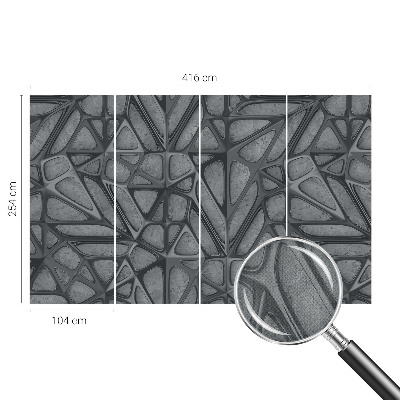 Fototapeta samoprzylepna z nadrukiem z geometrycznym wzorem