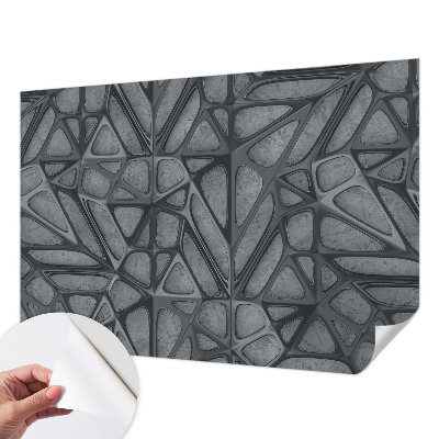 Fototapeta samoprzylepna z nadrukiem z geometrycznym wzorem