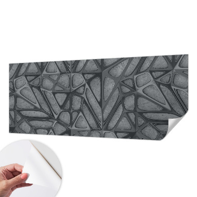Fototapeta samoprzylepna z nadrukiem z geometrycznym wzorem