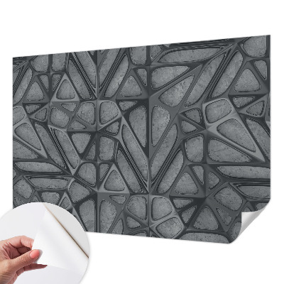 Fototapeta samoprzylepna z nadrukiem z geometrycznym wzorem