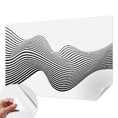 Tapeta fotograficzna samoprzylepna z motywem dynamicznej abstrakcji