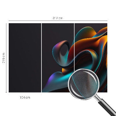 Tapeta fotograficzna samoprzylepna z kolorowym wzorem wiru