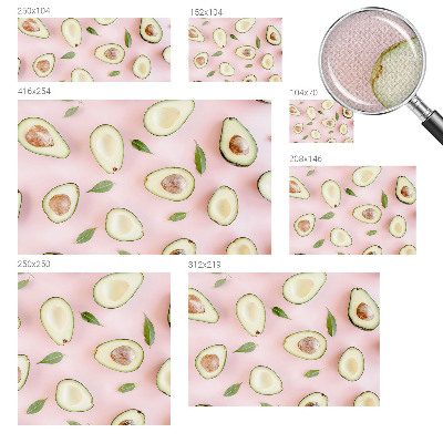 Nowoczesna fototapeta do salonu Nowoczesna fototapeta do salonu Awokado kompozycja