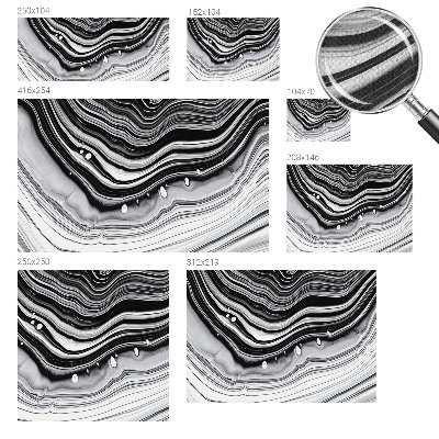 Fototapeta samoprzylepna z nadrukiem z motywem optycznych fal
