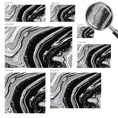 Fototapeta na ścianę z motywem monochromatycznych fal