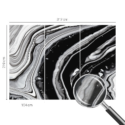 Fototapeta na ścianę z motywem monochromatycznych fal