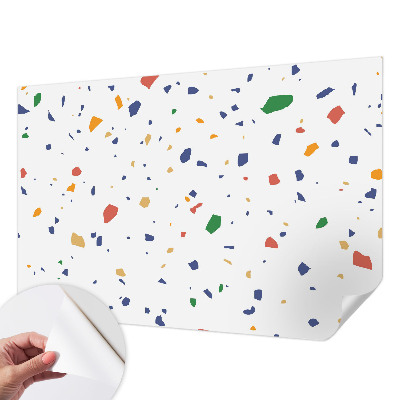 Nowoczesna fototapeta do salonu Tęczowe kawałki