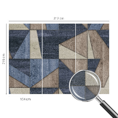 Tapeta fotograficzna z geometrycznym wzorem