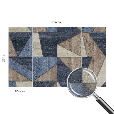 Tapeta fotograficzna z geometrycznym wzorem