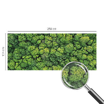 Fototapeta samoprzylepna do sypialni z motywem leśnej panoramy