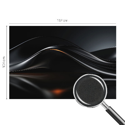 Tapeta fotograficzna z motywem metalicznych fal