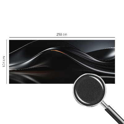 Tapeta fotograficzna z motywem metalicznych fal