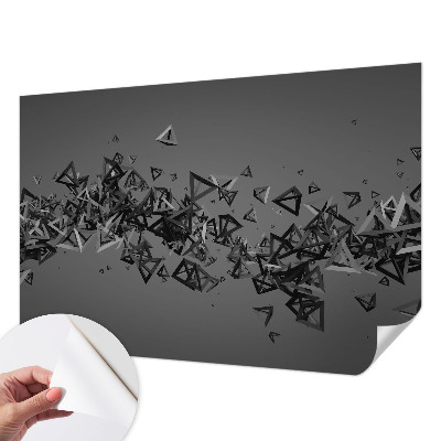 Nowoczesna fototapeta do salonu z geometrycznym abstrakcyjnym wzorem