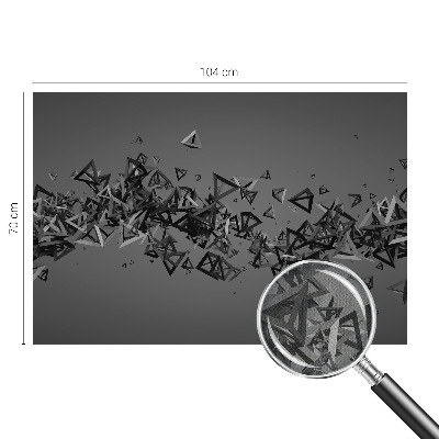 Nowoczesna fototapeta do salonu z geometrycznym abstrakcyjnym wzorem