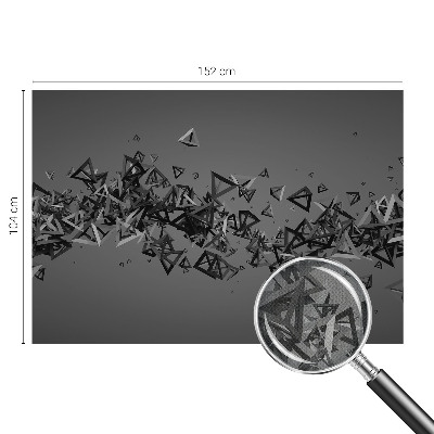 Nowoczesna fototapeta do salonu z geometrycznym abstrakcyjnym wzorem