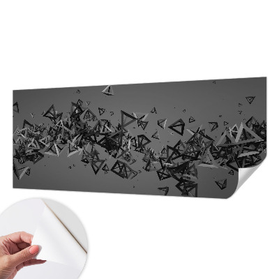 Nowoczesna fototapeta do salonu z geometrycznym abstrakcyjnym wzorem