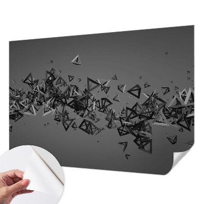 Nowoczesna fototapeta do salonu z geometrycznym abstrakcyjnym wzorem