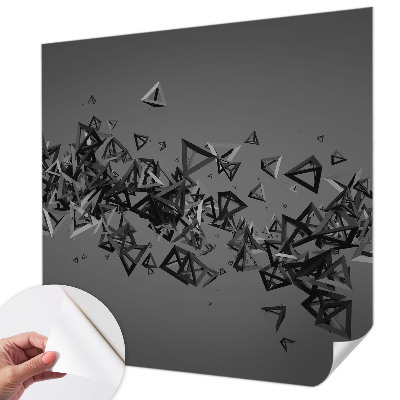Nowoczesna fototapeta do salonu z geometrycznym abstrakcyjnym wzorem