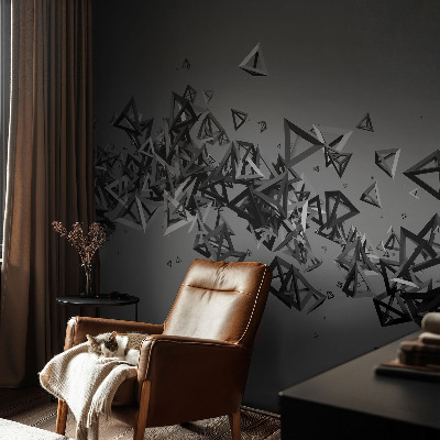 Nowoczesna fototapeta do salonu z geometrycznym abstrakcyjnym wzorem
