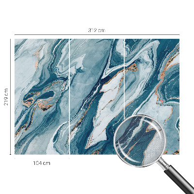 Tapeta fotograficzna z motywem mineralnej elegancji