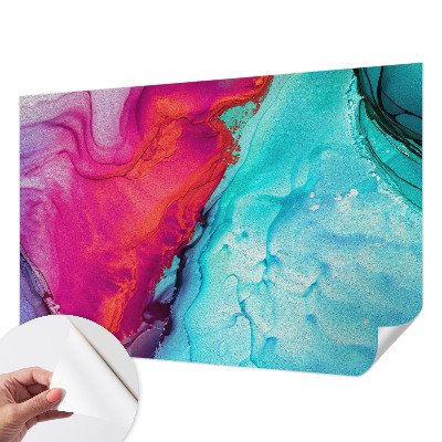 Tapeta fotograficzna z motywem kolorowej fali